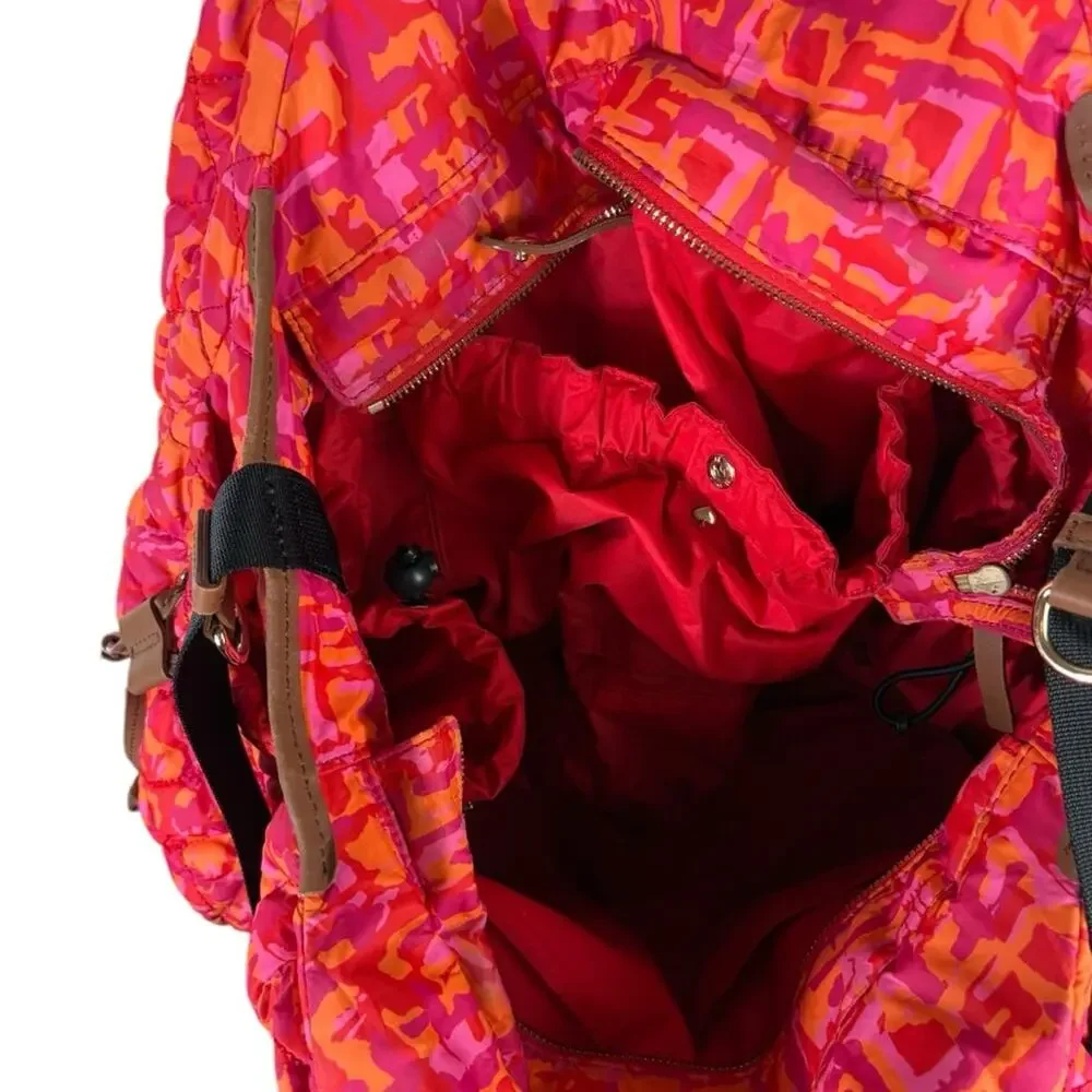 Kate Spade Bright Print Newbury Park Puffy Quilted Stevie Baby Bag